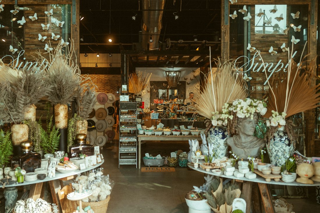 Inside a bright, well-stocked independent retail store
