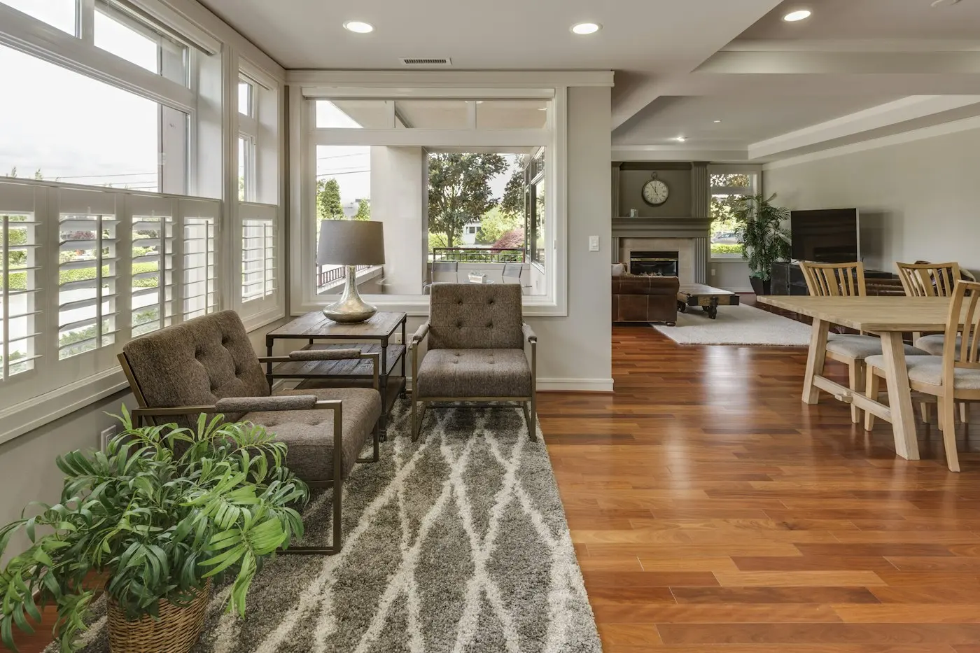 Bright living room